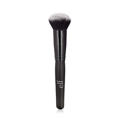 e.l.f. Powder Blurring Brush dome head for precise blending under eyes and around nose.