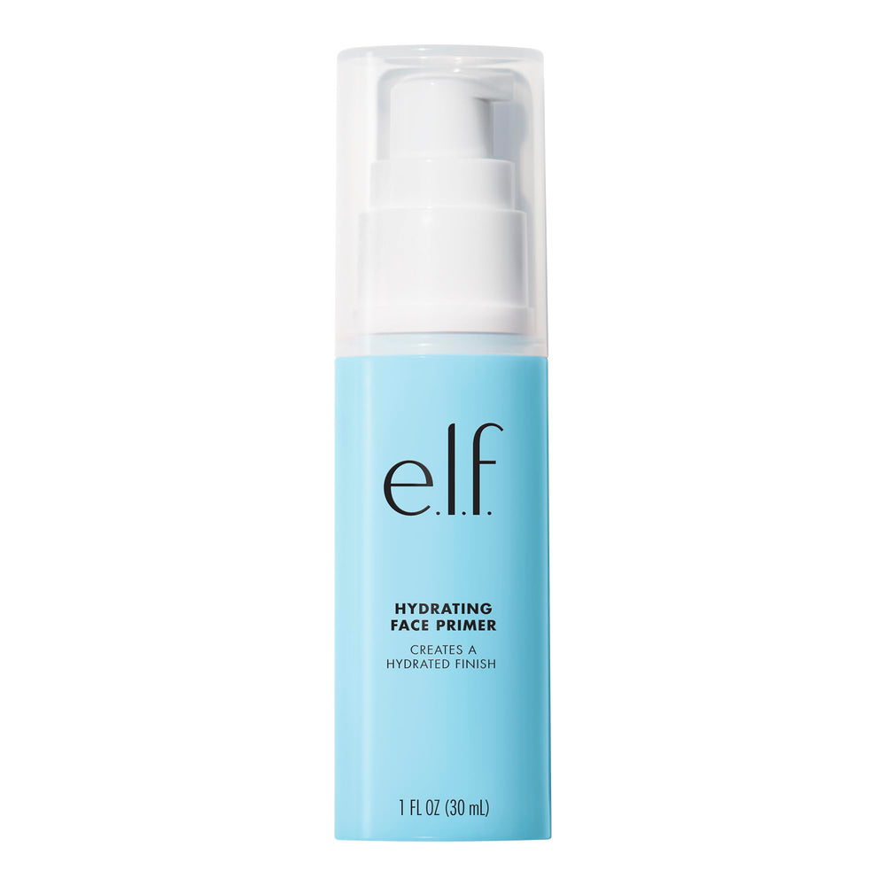 e.l.f. primer hidratante para rostro, hidrata y prepara la piel para la base