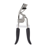 e.l.f. Pro Eyelash Curler with a strong contoured lift enhances lash volume.