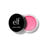 e.l.f. Putty Blush Bora Bora jar on skin delivering a natural glow.