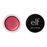 e.l.f. Putty Blush Caribbean tube closeup showing creamy formula for seamless color and natural glow.