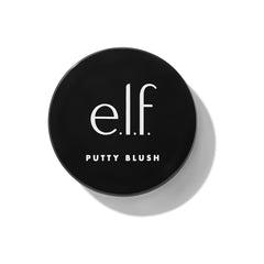 e.l.f. Putty Blush close-up shows creamy-to-powder texture for seamless blend.