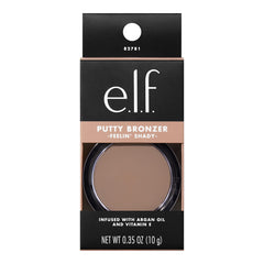 e.l.f. Putty Bronzer enriched with argan oil and vitamin E nourishes skin