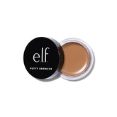 e.l.f. Putty Bronzer cream-to-powder texture creates a sun-kissed, blended glow.