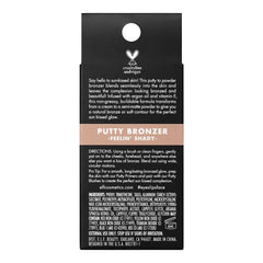 e.l.f. Putty Bronzer with semi-matte finish for natural warmth