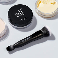 e.l.f. Putty Primer Brush dense bristle end blends smoothly.