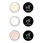e.l.f. Putty Primer Trio sin poros, lienzo suave para base duradera.