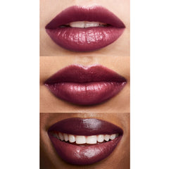 Shiny finish of e.l.f. Sheer Slick Lipstick on lips for a subtle glow