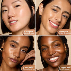 e.l.f. SKIN gotas bronceadoras, aplicación en cuerpo para un brillo uniforme.
