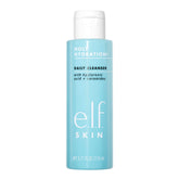 e.l.f. SKIN Holy Hydration Daily Cleanser bottle shows a hydrating formula for all skin types.
