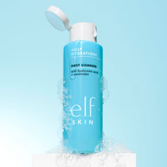 Creamy lather on the skin illustrates a refreshing cleansing experience.