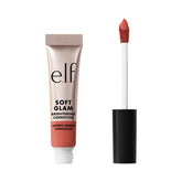 e.l.f. Soft Glam Brightening Corrector bottle shows hydrating formula for a fresh glow.