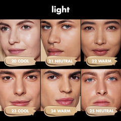 e.l.f. Soft Glam Foundation close-up texture highlighting breathable formula