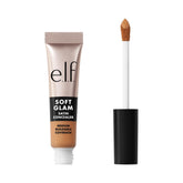 e.l.f. Soft Glam Satin Concealer in Medium Warm, smooth application for even tone.