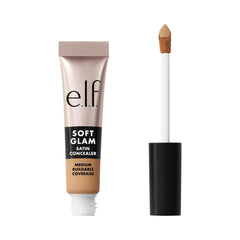 e.l.f. Soft Glam Satin Concealer precision tip wand applying under-eye coverage