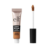 e.l.f. Soft Glam Satin Concealer tube close-up showing creamy coverage for blemishes and under-eye areas