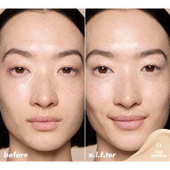 e.l.f. Soft Glam Satin Concealer under-eye application for brightened look