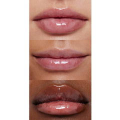 e.l.f. textura no pegajosa para labios, sensación ligera durante todo el día.