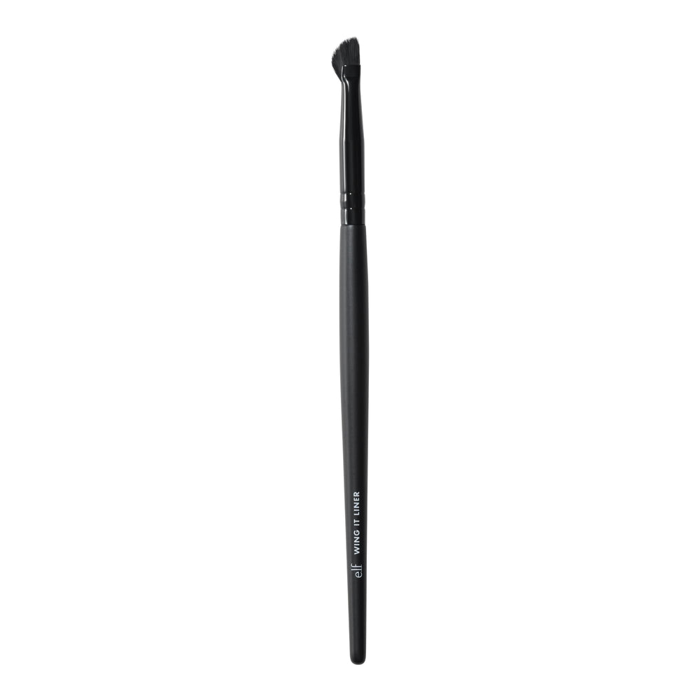 e.l.f. Wing It curved head close-up showing precise winged liner along the lash line