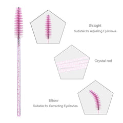 Elisel elastic-head mascara wand adapts to lashes for comfortable use.