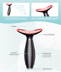 ELISHINE device in hand demonstrates portable skin-care tool.