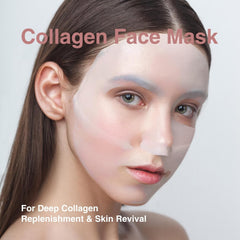 Closeup texture of Elixbloom Bio-Collagen Face Mask