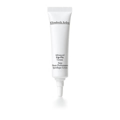 Elizabeth Arden Advanced Lip Fix Cream bottle close-up, highlighting hydration and smoother lip lines.