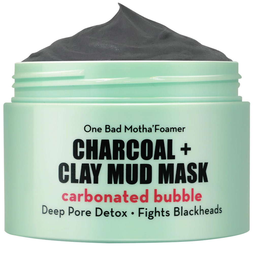 Elizabeth Mott mascarilla efervescente detox en envase, promesa de limpieza suave del rostro