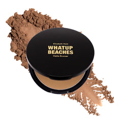 Elizabeth Mott Whatup Beaches bronceador polvo mate para un acabado natural y difuminado.