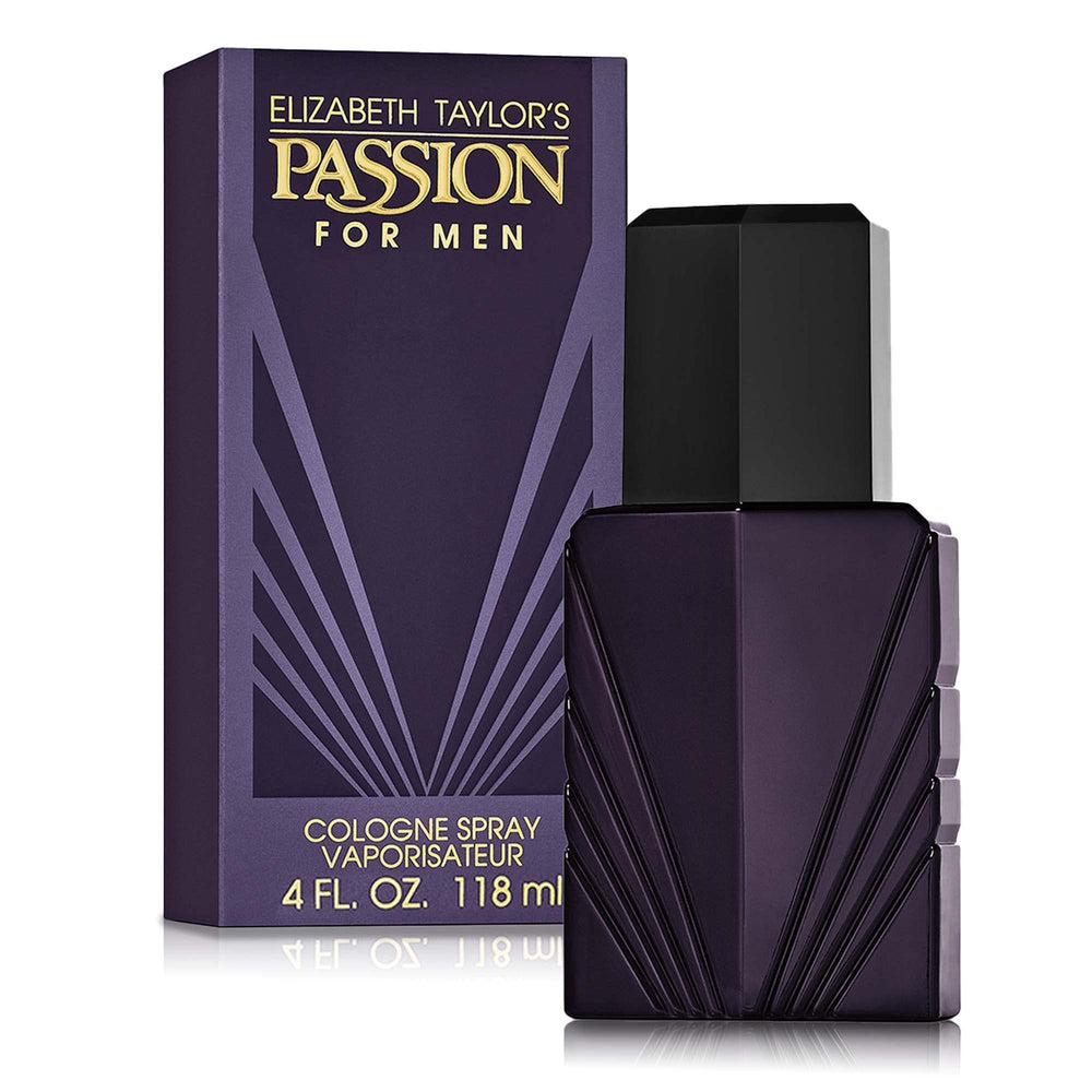 Elizabeth Taylor Passion for Men bottle front, a refined daily scent for confident wear.