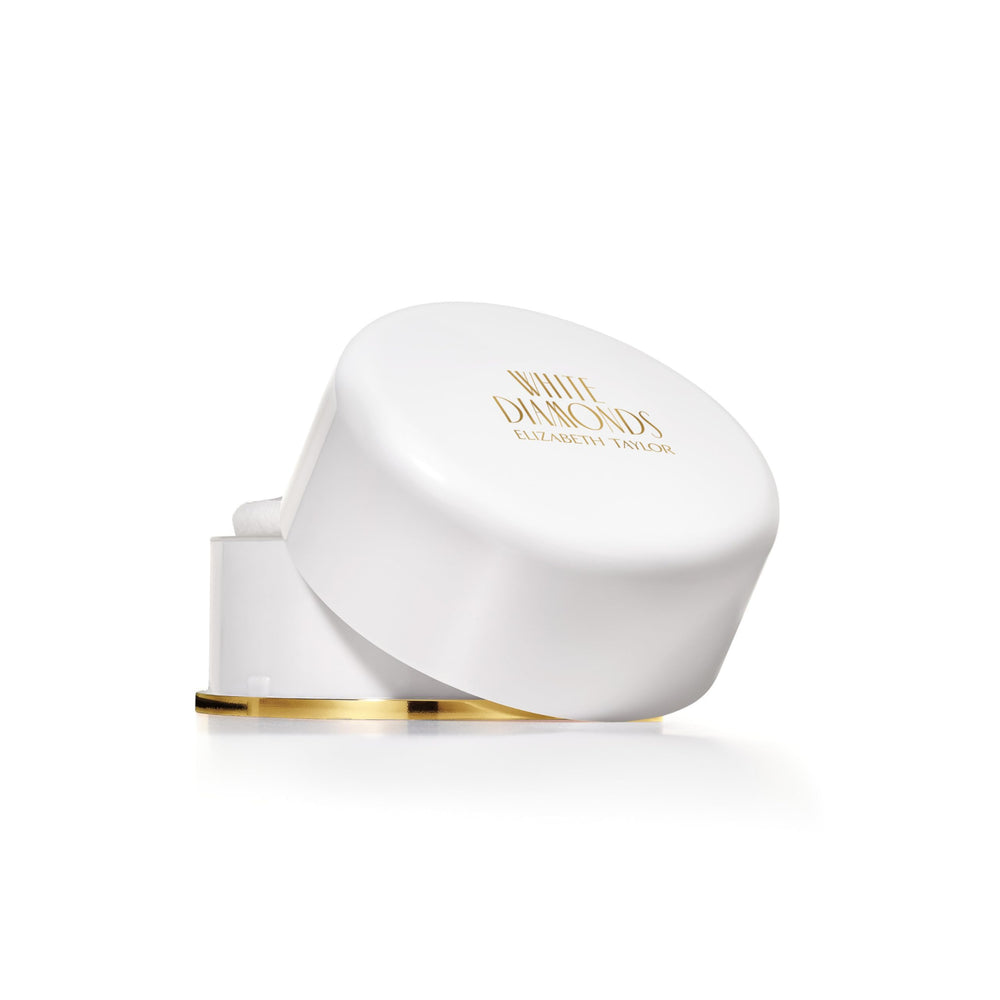 Elizabeth Taylor White Diamonds powder jar for a premium fragrance experience.