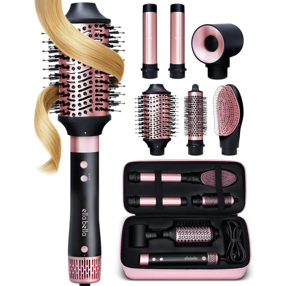 ELLA BELLA 6-in-1 hot air styler delivering fast drying and a smooth finish