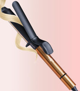 ELLA BELLA Curling Iron 1-Inch closeup of ceramic plate for smooth curls.