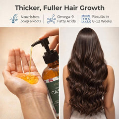 Ella & Eden castor oil nourishes eyelashes and brows for natural definition.
