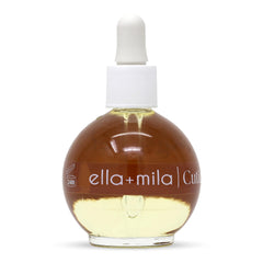 ella+mila aceite cutículas, botella gota precisa para uñas saludables.