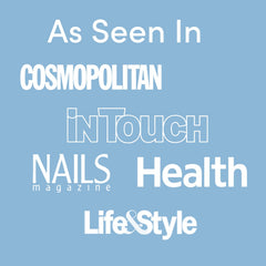 Ella Mila clear nail polish being applied for healthier, tougher nails.