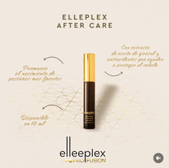 Elleebana Elleeplex bottle back label displaying ingredients and safety notes.