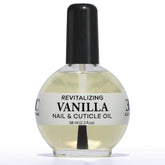 Ellie Chase cuticle oil bottle with vanilla scent for hydrated nails.