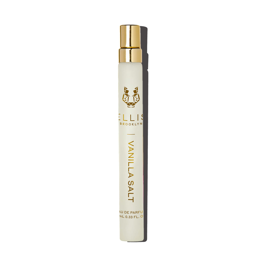 Ellis Brooklyn Vanilla Salt travel spray ready for on-the-go fragrance refresh.