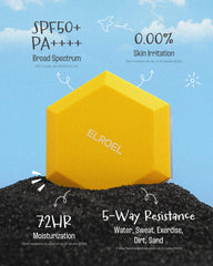 Elroel Pang Pang Sun Cushion Plus bottle packaging featuring SPF50+ PA++++ protection