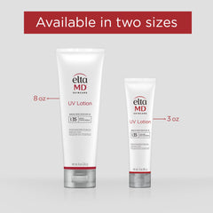 EltaMD UV Lotion SPF 30 close-up shows easy daily body protection.
