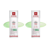 EltaMD green-tinted mineral sunscreen SPF 50 in a 2-pack for redness-neutralizing coverage.
