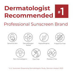 EltaMD UV AOX Mist dries clear after rubbing into skin