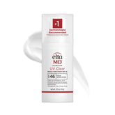 EltaMD UV Clear con SPF 46 protege la cara sin residuo blanco.