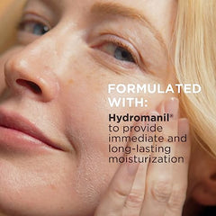 Creamy EltaMD lip balm applied on lips with no white cast for natural look