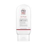 EltaMD UV Pure sunscreen bottle for face and body with mineral protection.