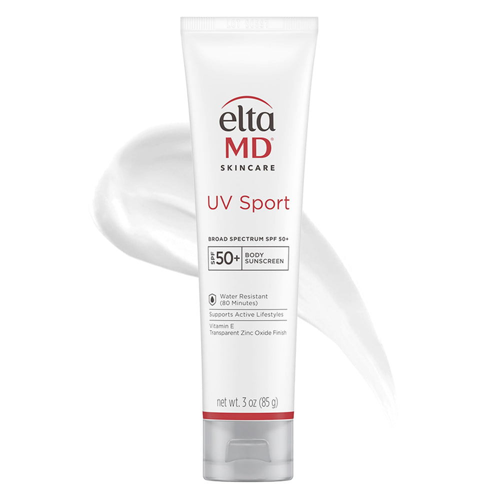 EltaMD UV Sport Sunscreen Lotion being applied for active protection