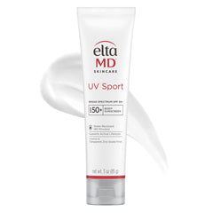 EltaMD UV Sport Sunscreen Lotion being applied for active protection