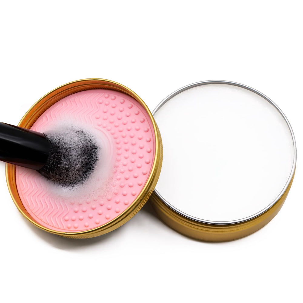 Embagol brush cleaner soap block for fast, residue-free cleaning of makeup brushes