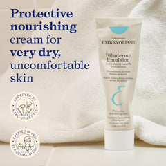 Embryolisse Filaderme Emulsion texture swirl demonstrates luxurious hydration.